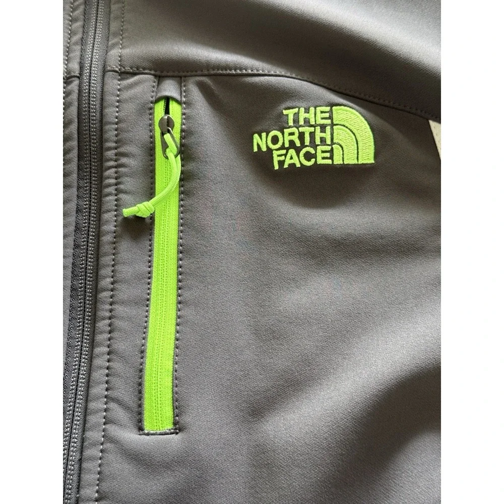 The‎ North Face Apex Pneumatic Windwall Softshell Jacket Mens Large Grey Green